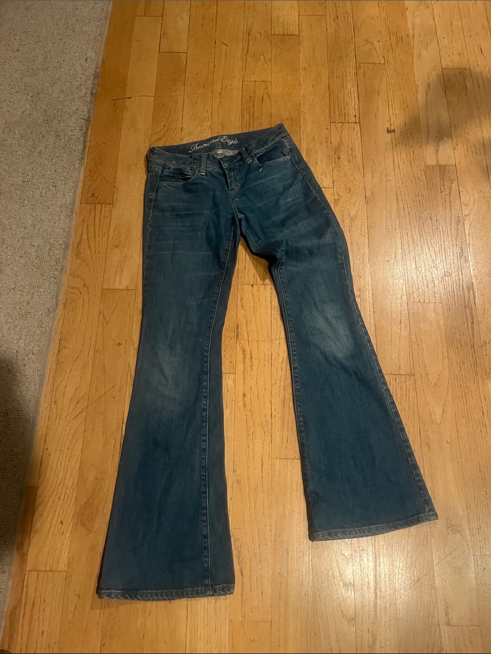 American Eagle Outfitters Dark Blue Flare Jeans